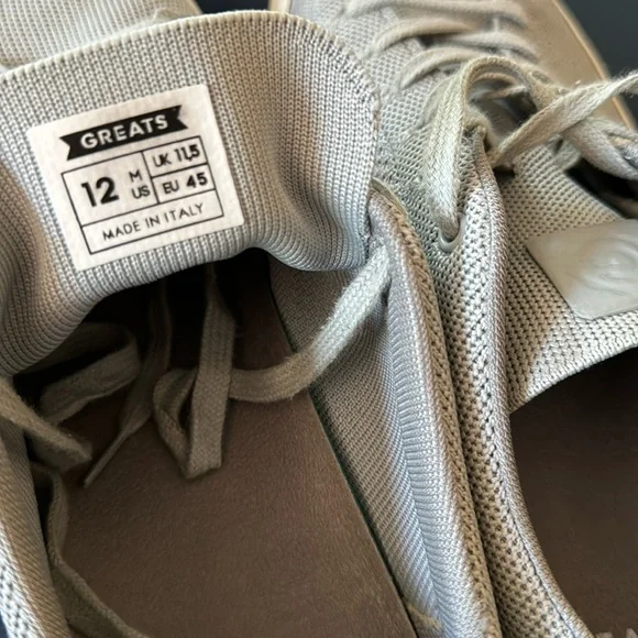 Greats - Brooklyn mesh lo-top sneakers - lightly worn excellent condition - Picture 9 of 14